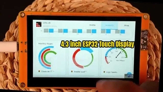 4.3 ইঞ্চি ক্যাপাসিটিভ টাচ স্ক্রীন 800x480 ESP32 ডিসপ্লে মডিউল HMI Arduino LVGL