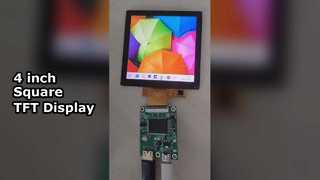 4 ইঞ্চি 720x720 স্কয়ার TFT ডিসপ্লে