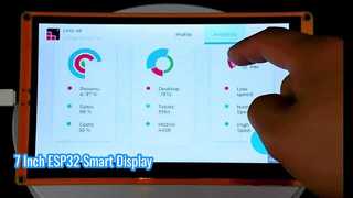 7 ইঞ্চি ESP32 800X480 ডিসপ্লে মডিউল ক্যাপাসিটিভ টাচস্ক্রিন