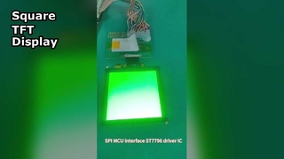 ড্রাইভার IC ST7796 HDMI বোর্ড সহ 3.92 ইঞ্চি 320x320 স্কোয়ার TFT ডিসপ্লে