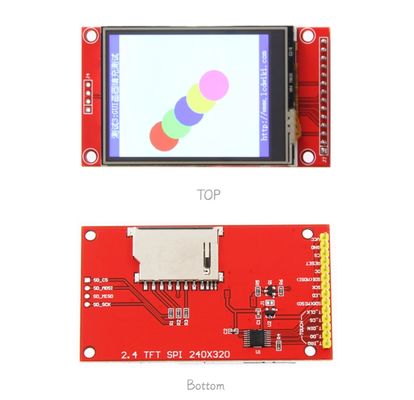2.4 ইঞ্চি ILI9341 SPI 320*240 TFT LCD স্ক্রিন মডিউল LCD ডিসপ্লে PCB বোর্ড সহ