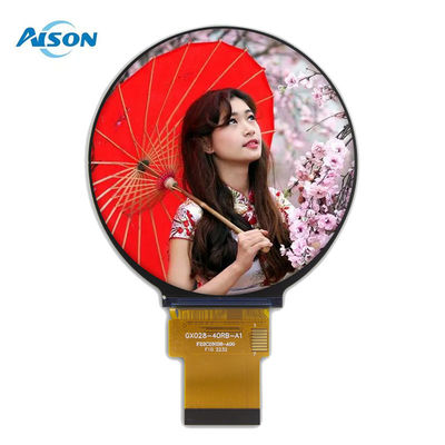 2.76 ইঞ্চি 480x480 বৃত্তাকার আইপিএস টিএফটি এলসিডি মডিউল এমআইপিআই ইন্টারফেস 300 নিট 2.8 ইঞ্চি গোলাকার প্রদর্শন