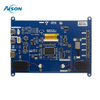 7 ইঞ্চি 1024X60 HDMI ক্যাপাসিটিভ টাচ স্ক্রিন ট্রান্সমিসিভ রাস্পবেরি পাই