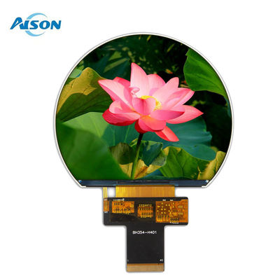 3.54 ইঞ্চি 800x640 গোলাকার টিএফটি ডিসপ্লে এসপিআই টিএফটি ডিসপ্লে 1000 সিডি / এম 2 3 এসপিআই + 18 বিট আরজিবি ইন্টারফেসের সাথে