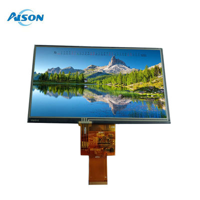 7 "আরটিপি টিএফটি ডিসপ্লে 800X480 রেজোলিউশন আরজিবি ইন্টারফেস শিল্প অ্যাপ্লিকেশন জন্য 40 পিন