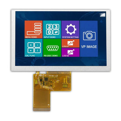 কাস্টমাইজড ৫ ইঞ্চি উচ্চ উজ্জ্বলতা টিএফটি ডিসপ্লে, সানলাইট রিডেবল ডিসপ্লে টিএফটি ২৫০০cd/m2