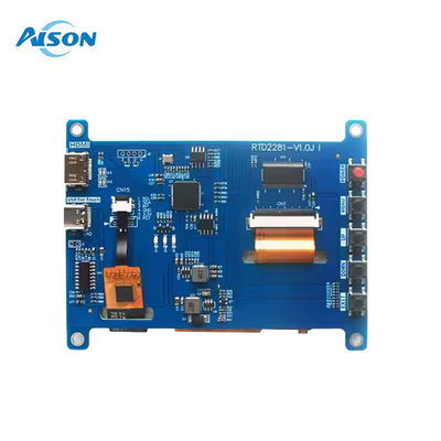 4.3 ইঞ্চি আইপিএস রাস্পবেরি পাই এলসিডি ডিসপ্লে HDMI ইন্টারফেস এবং ক্যাপাসিটিভ টাচ সহ