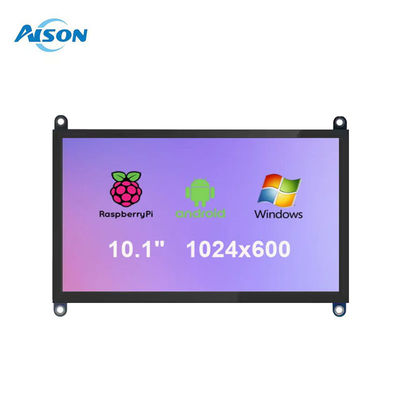 10.1 ইঞ্চি রাস্পবেরি পাই স্ক্রিন 1024X600 HDMI ইউএসবি টাচ স্ক্রিন 450 সিডি / মি 2