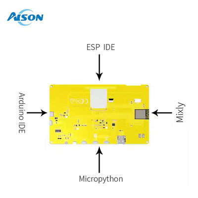 7 ইঞ্চি ESP32 গ্রাফিক ডিসপ্লে 300 নিট স্মার্ট স্ক্রিন ডিসপ্লে 800x480