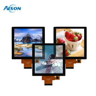 4 ইঞ্চি স্কয়ার টিএফটি ডিসপ্লে 480x480 আরজিবি ইন্টারফেস সহ টাচ ডিসপ্লে সহ 300 সিডি / মি 2