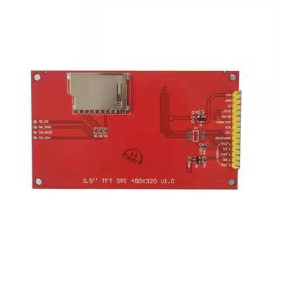 3.5 ইঞ্চি 480x320 SPI TFT ডিসপ্লে ILI9488 ড্রাইভার 4 ওয়্যার SPI প্রতিরোধী টাচ স্ক্রিন মডিউল