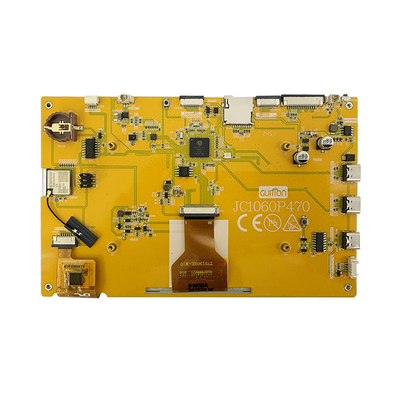 7-ইঞ্চি ESP32 P4 ডেভেলপমেন্ট বোর্ড এলসিডি ডিসপ্লে এবং বোর্ড ESP32-C6 ক্যাপাসিটিভ টাচ সহ