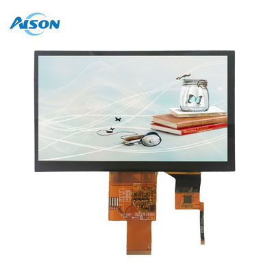 7 ইঞ্চি 800x480 আইপিএস টিএফটি ক্যাপাসিটিভ টাচ স্ক্রিন ডিসপ্লে আরজিবি 40 পিন