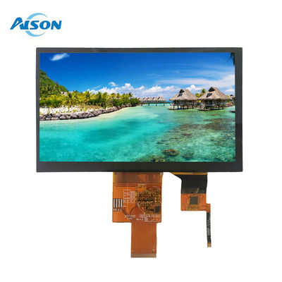 7 ইঞ্চি 800x480 টিএফটি ডিসপ্লে মডিউল আরজিবি 40 পিন ক্যাপাসিটিভ টিএফটি টাচ স্ক্রিন
